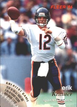 Erik Kramer Chicago Bears 1996 Fleer NFL #25